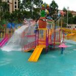 Weather Proof Outdoor Water Play Park Aquatic Play Equipment Customization