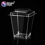 Wholesale eco friendly disposable 5 oz plastic milkshake smoothie cups with lids