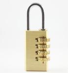 4 Digital English Letter Brass Combination padLock big Size English alphabet