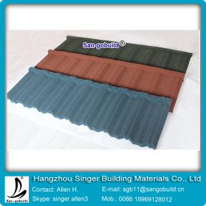 China San gobuild Decorative Villa Roofing Construction Material Stone Coated tile factory