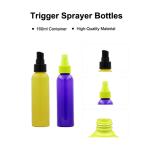 160ml Opaque Plastic Yellow Spray Bottle Purple With Black Yellow Spray Heads