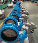 Flanged wormgear Rotork Captop Underground butterfly valve DN2200 2400