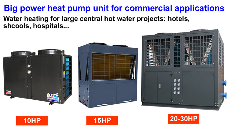 3-10 HP High Efficiency Air Source Heat Pump Copeland Scroll Compressor
