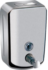 China Stain Finish Hotel Stainless Steel Soap Dispenser Wall Mounted factory