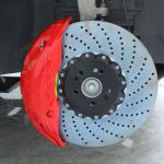 Cross-Drilled Rotors Style Brake Calipers for Improved Heat Dissipation