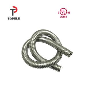 China Silver Galvanized Steel Flexible Conduit 3/8'' - 4'' factory