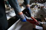 Sanitation Firm Grip Nitrile Gloves With Polyester Liner