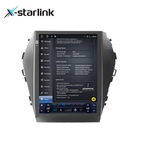 Vertical 9.7" Android 13 Car Radio Navigation System Dual Band WiFi For Hyundai