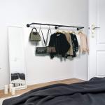 Boutique Industrial Pipe Retail Display Clothing Rack Retail Store Hanging