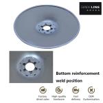 Strengthened Chrome Barber Chair Base Plate With 70mm Center Hole 2.0mm Wall