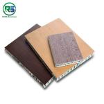 10-25mm Curtain Wall Aluminum Honeycomb Building Panels Wood Grain For