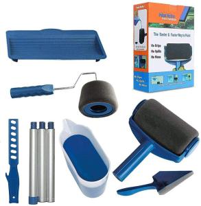 China Economical 19*6*20cm Pro Paint Roller Kit 9pcs Wall Printing Brush factory