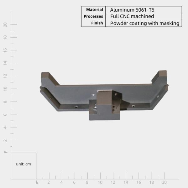 Customized Shape CNC Machined Parts with Anodizing Polishing Plating Powder