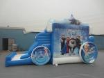 Amazing Frozon Princess Inflatable Combo , Blue carriage Inflatable Bouncer