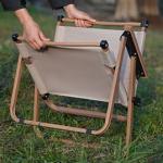 Portable Outdoor Folding Chair Wild Camping Chair 250 Lbs With Mesh Fabric