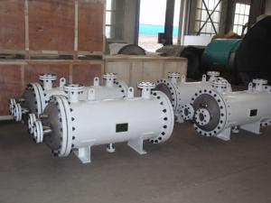 China Pure Titanium Equipment Heat Exchanger For Salt Water Heat Acid Polished Surface factory