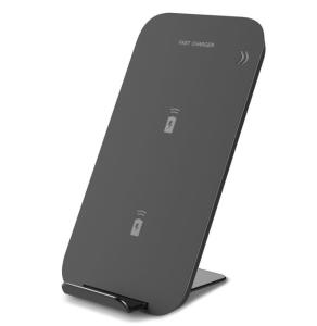 China 10W Double Coil Vertical Wireless Charger For Samsung factory