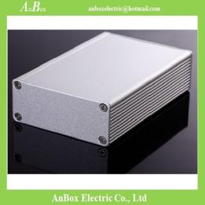 China 100x66x27mm 6063 t5 extruded aluminum box for instrument wholesale and retail factory