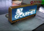 3G 4G Wireless P5 Taxi Top LED Display Screen Advertising 5000 Cd/sqm
