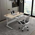 Height Adjustable Vintage Rustic Wooden Coffee Standing Table for Office Work