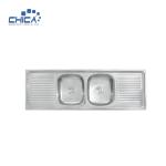 double bowl modern international SUS304 tainless steel simple style kitchen sink