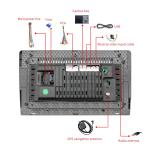 Astern View 9 Inch Car Radio With Touch Screen And GPS 8 Core For Toyota Runner