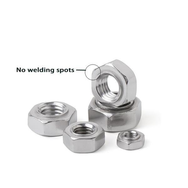 SS304 316 Zinc Coated Hex Weld Nuts M4 M5 M6 M8 M10 M12 ISO GB Mining Spot Weld