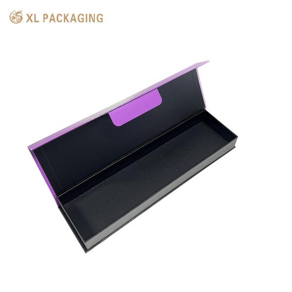 XL Packaging Custom Luxury Boxes Eco-Friendly Chocolate Truffle Packaging Box with White EVA Insert and Ribbon Accessary