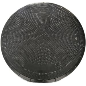 Round SMC Manhole Cover with Locking System for Underground Utilities Access