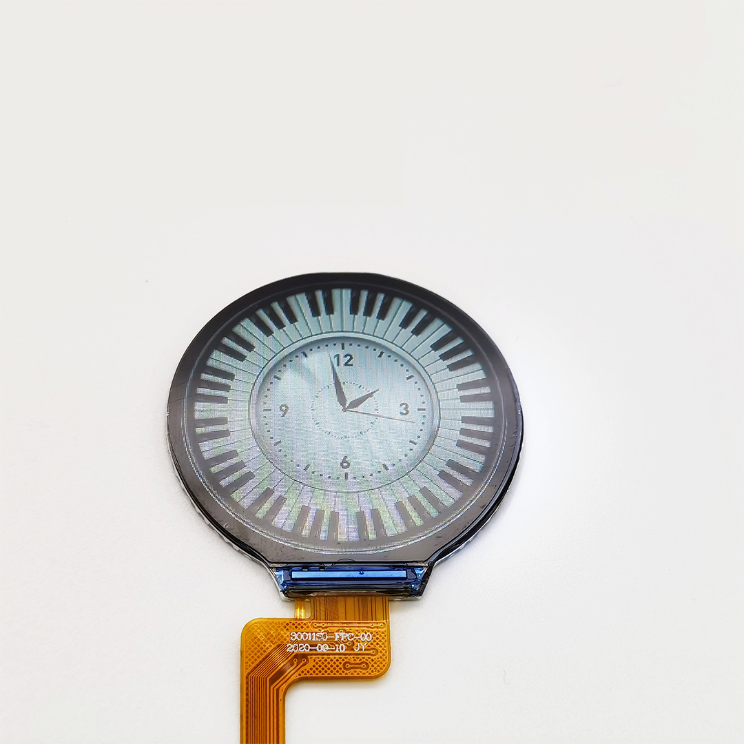 1.3 inch round TFT display back view