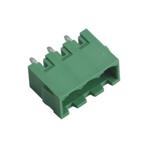 China 5.08 Plug In Terminal Block Connector Single Row 1*3P180 Degree DIP, Single Weight Both Sides factory