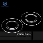 Transparent Conductive Coated Glass Supplier Ultra Thin Flat Square Optics Glass