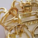 Decorative Cute Hair Claws Clip Set For Thick Curly Hair Very Long Simple