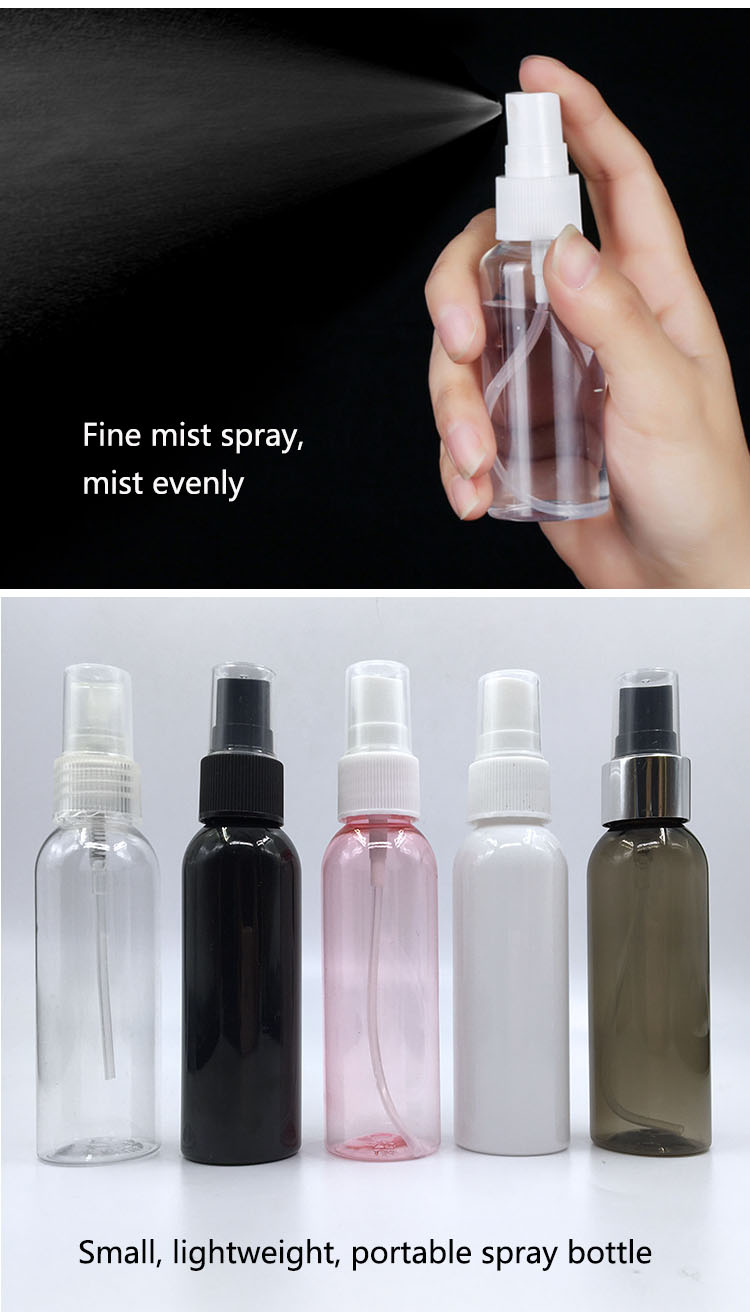 100ml 200ml 350ml Empty Colorful Fine Mist Plastic Cosmetic Pump Spray Bottle For Skincare Alcohol Cosmetic Packaging