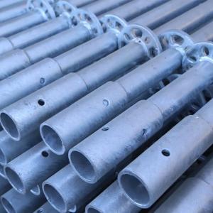 China Hot Dip Galvanizing Scaffold Steel Pipe Seamless ISO GOST CE Certificated factory