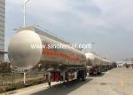 Carbon Steel Fuel Tank Semi Trailer Q235 4 Axle Tanker Trailer
