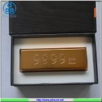 2016 new design power bank 6666mah Golden fashion smartphone charger