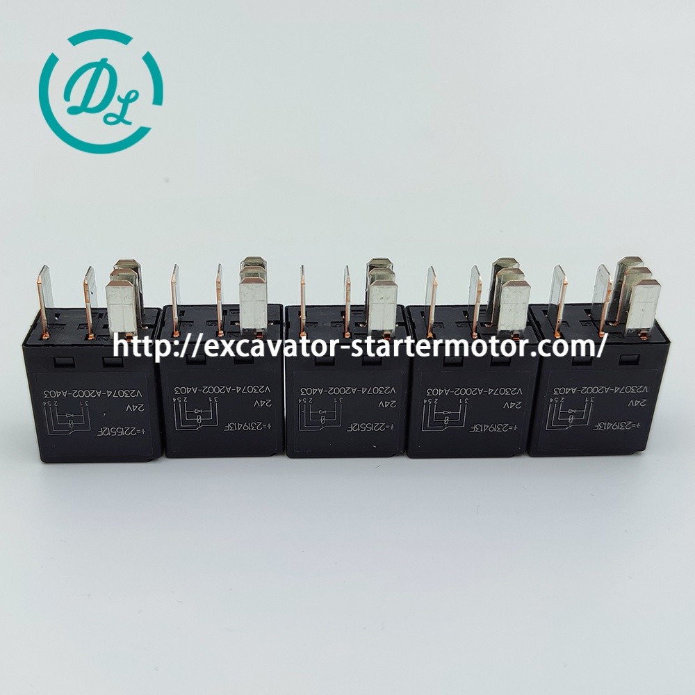 24V KHR3802 V23074-A2002-A403 Excavator Spare Parts Relay Sumitomo