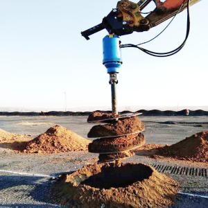 China Hydraulic Digger Concrete Auger For Dirty Sandstons Farm 1000Mm Soil Auger Drill factory