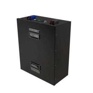 China Fireproof 25.6V 30Ah Lifepo4 Battery Pack AGV Lithium Battery With LCD Indication factory