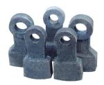High Mn Imbedding Cemented Carbide Coal Crusher Hammer Mining Machine Spare