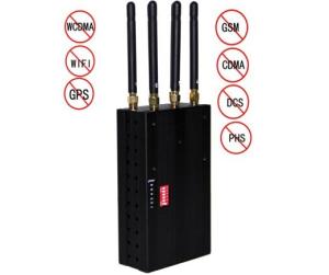 China Library 808HI Portable Cell Phone Jammer GPS WIFI 3G Blocker 30dBm factory