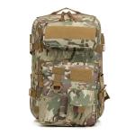 Large Capacity Green Outdoor Travel Backpack with Zipper Closure and Air Cushion
