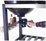 Outside Commercial Kitchen Equipments Charcoal BBQ Grill With Cabinet And Table