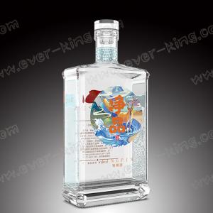 China ISO9001 2015 Painting Surface 500 ML Custom Glass Bottles factory