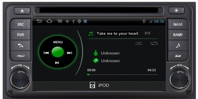 Ouchuangbo Car Navi Multimedia Android 4.0 DVD Player for Toyota Etios 2013 S150 Bluetooth phonebook /A2DP PCB-234C