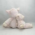 Customized Pink Color Lovable Cute Fluffy Sheep Toy Baby Dream Accompany