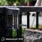 Antique Waterproof Solar Wall Lights Outdoor Garden Lamp For Landscape Courtyard