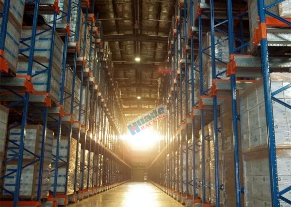Cold Supply Chain Industrial Pallet Racks Heavy Duty 5-45 Celsius Degree Working