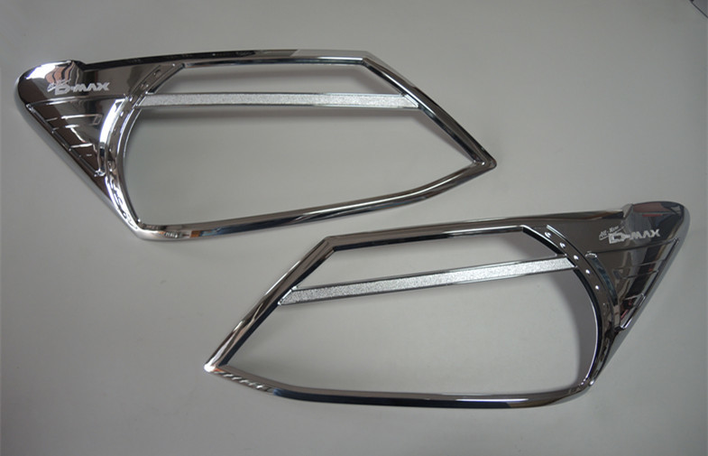ISUZU D-MAX 2012 2014 ABS Headlight Bezels Taillight Frame Chrome Wholesaler